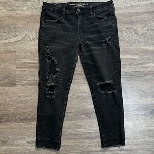 American Eagle Ripped Ankle Jeggings